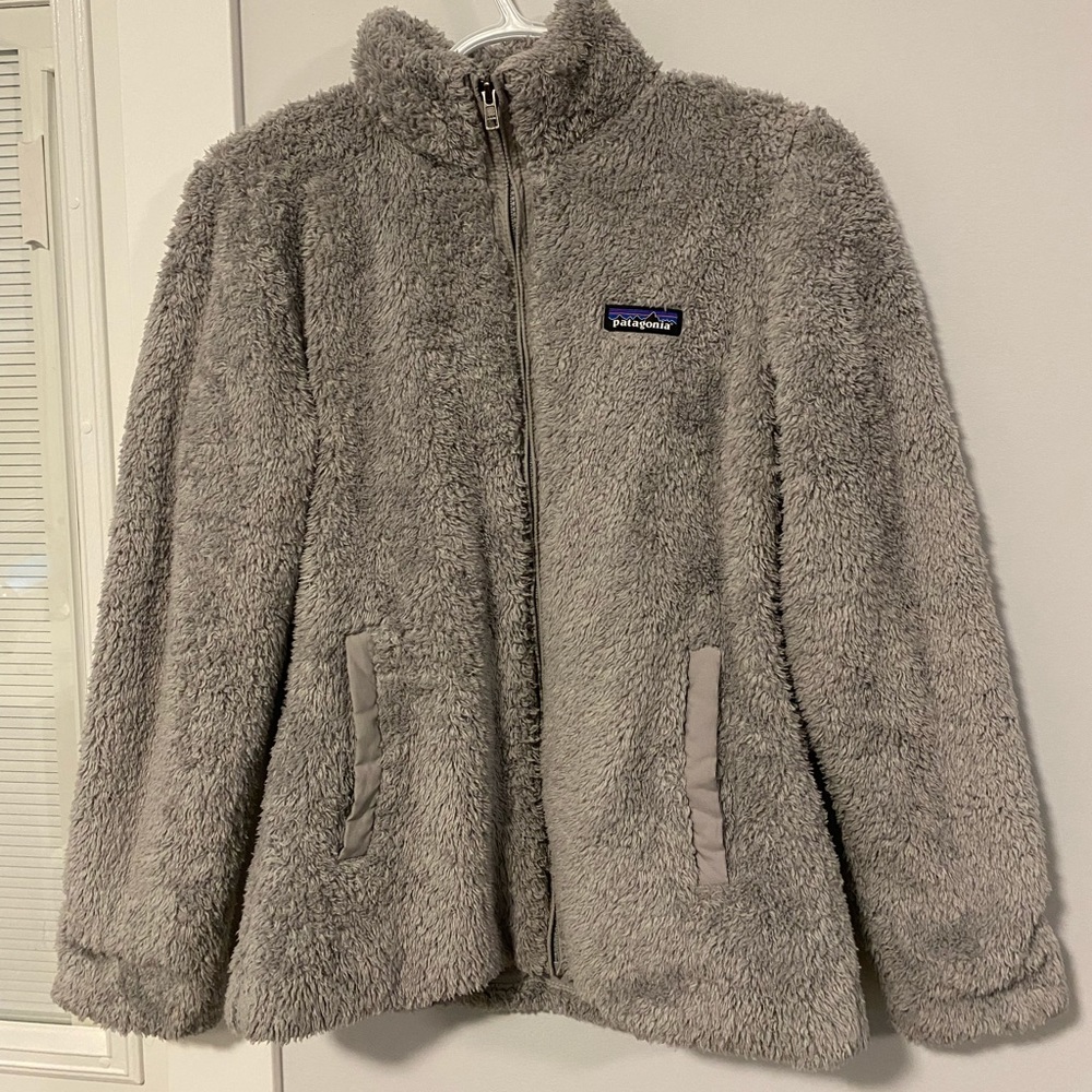 Patagonia sweater XS fuzzy grey